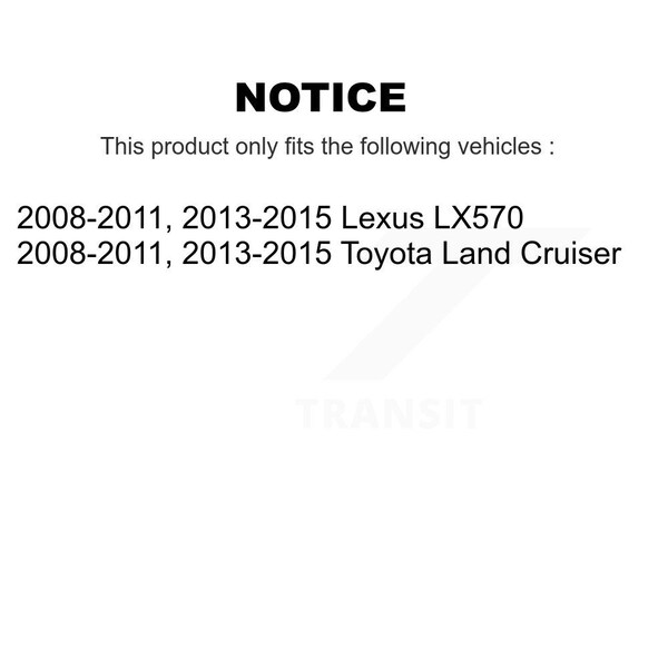 Front Left Disc Brake Caliper For Lexus LX570 Toyota Land Cruiser